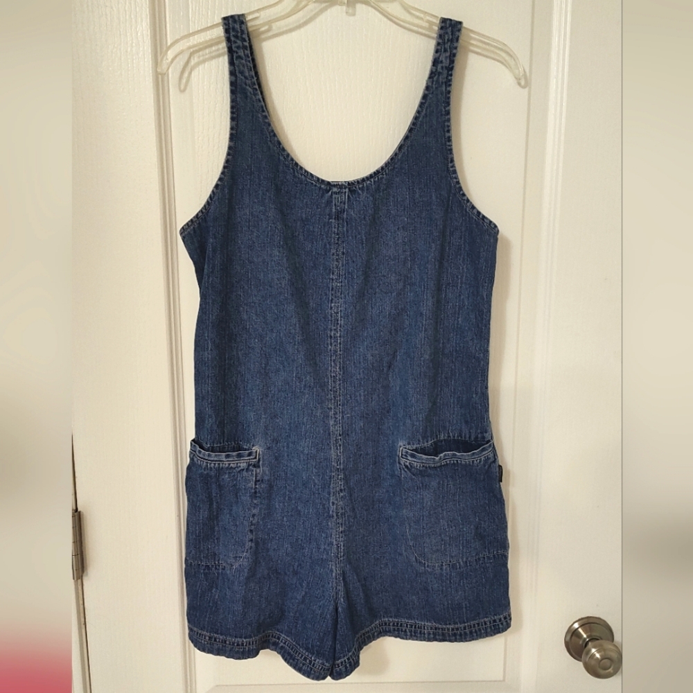 Vintage 90's Esprit denim romper Size 8